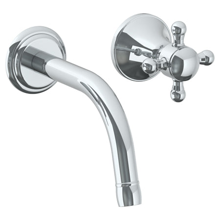 Watermark - York Wall Mounted 2 Hole Lavatory Set With 6 1/2 Inch CTC Spout
