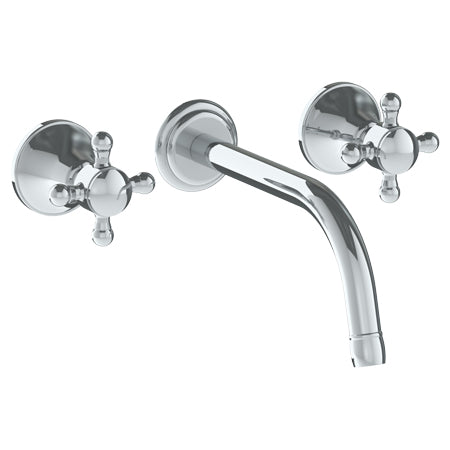 Watermark - York Wall Mounted 3 Hole Lavatory Set With 8 3/8 Inch CTC Spout