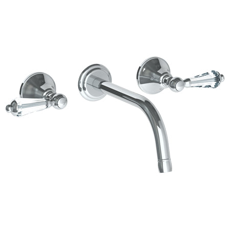 Watermark - York Wall Mounted 3 Hole Lavatory Set With 8 3/8 Inch CTC Spout