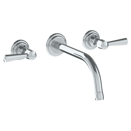 Watermark - York Wall Mounted 3 Hole Lavatory Set With 8 3/8 Inch CTC Spout