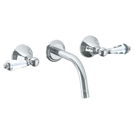 Watermark - York Wall Mounted 3 Hole Lavatory Set With 6 1/2 Inch CTC Spout