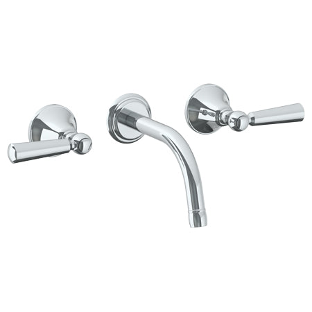 Watermark - York Wall Mounted 3 Hole Lavatory Set With 6 1/2 Inch CTC Spout