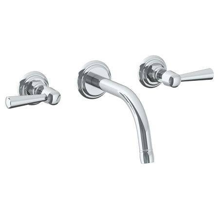 Watermark - York Wall Mounted 3 Hole Lavatory Set With 6 1/2 Inch CTC Spout