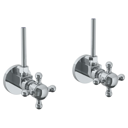 Watermark - York Lavatory Angle Stop Kit -1/2 Inch Ips X 3/8 Inch Od Compression
