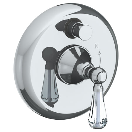 Watermark - York Wall Mounted Pressure Balance Shower Trim With Diverter, 7 Inch Dia.