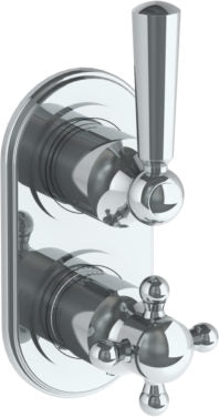Watermark - York Wall Mounted Mini Thermostatic Shower Trim 3 1/2 x 6 1/4 Inch.