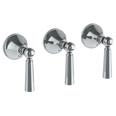 Watermark - York Wall Mounted 3-Valve Shower Trim