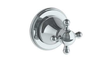 Watermark - York Wall Mounted Trim w/ Wall Plate, 3 1/2 Inch dia.