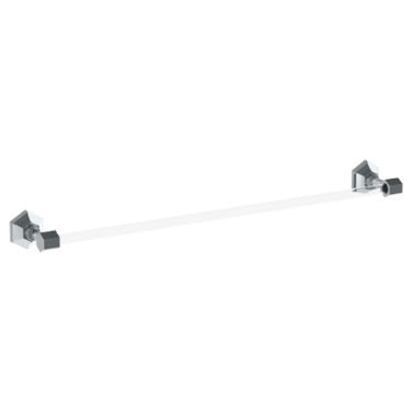 Watermark - Beverly 24 Inch Wall Mounted Glass Towel Bar