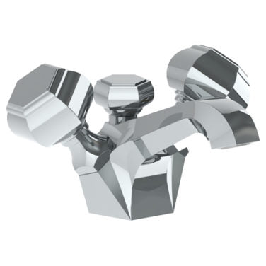 Watermark - Beverly Deck Mounted 2 Handle Monoblock Lavatory Mixer