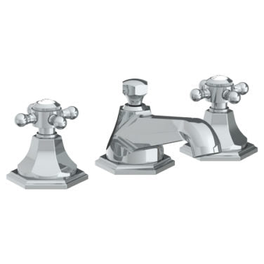 Watermark - Beverly Deck Mounted 3 Hole Lavatory Set