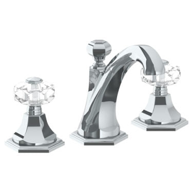 Watermark - Beverly Deck Mounted 3 Hole Extended Lavatory Set