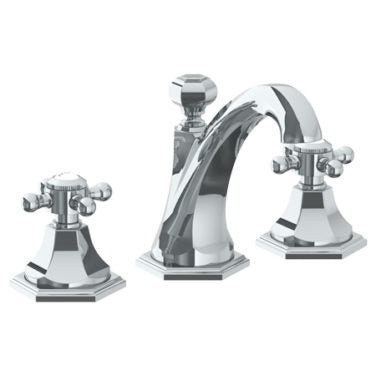 Watermark - Beverly Deck Mounted 3 Hole Extended Lavatory Set