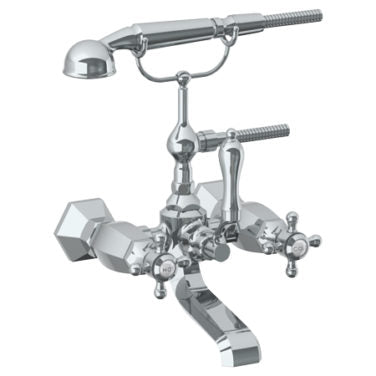 Watermark - Beverly Wall Mounted Exposed Bath Set with Hand Shower