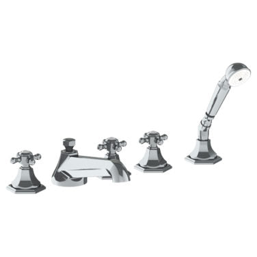 Watermark - Beverly Deck Mounted 5 Hole Bath Set