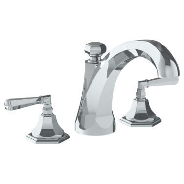 Watermark - Beverly Deck Mounted 3 Hole Extended Bath Set