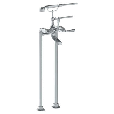 Watermark - Beverly Floor Standing Bath Set with Hand Shower