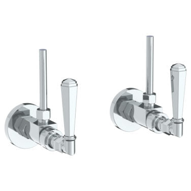 Watermark - Beverly Lavatory Angle Stop Kit -1/2 Inch Compression x 3/8 Inch OD Compression