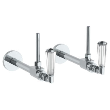 Watermark - Beverly Lavatory Angle Stop Kit -1/2 Inch Sweat x 3/8 Inch OD Compression