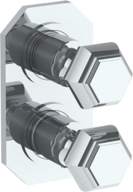 Watermark - Beverly Wall Mounted Mini Thermostatic Shower Trim 3 1/2 x 6 1/4 Inch.