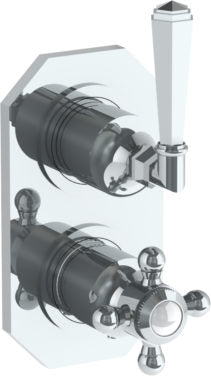 Watermark - Beverly Wall Mounted Mini Thermostatic Shower Trim 3 1/2 x 6 1/4 Inch.