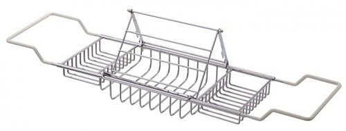Cheviot - Bathtub Caddy With Reading Rack, Chrome
