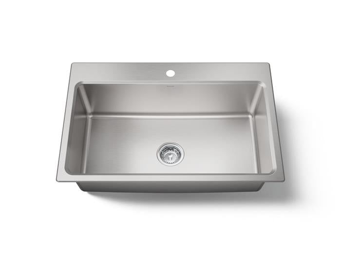 Kohler - Prologue 33 Inch Top-/Undermount Single-Bowl Kitchen Sink