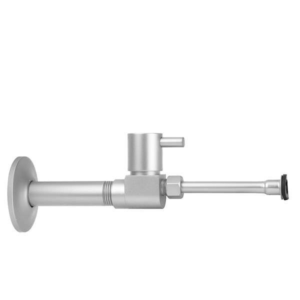 Jaclo - Quarter Turn Ceramic Disc Angle Pattern 1/2 Inch IPS x 3/8 Inch O.D. Toilet Supply Kit with Contempo Lever Handle and 20 Inch Supply Tube