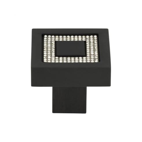 Atlas Homewares - Crystal 1 3/8 Inch Length Square Knob
