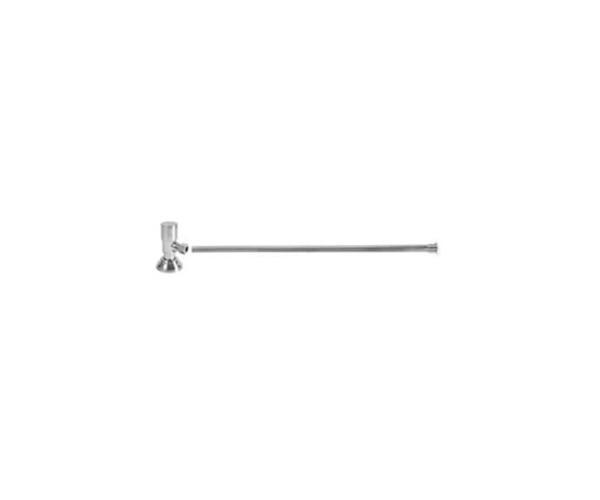 Mountain Plumbing - Toilet Supply Kit - Contemporary Round Handle with 1/4 Turn Ceramic Disc Cartridge Valve (MT6004-NL) - Angle, Flat Head Riser
