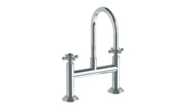 Watermark - Stratford Deck Mounted 2 Hole Bridge Lavatory Set