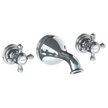 Watermark - Stratford Wall Mounted 3 Hole Bath Set