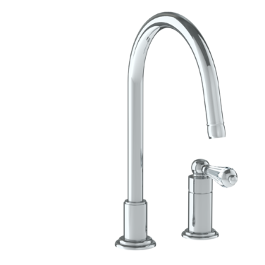 Watermark - Stratford Deck Mounted 2 Hole Gooseneck Kitchen Faucet