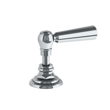 Watermark - Trim For Deck Mounted Valve. Porcelain cross and lever buttons engraved 'HOT'