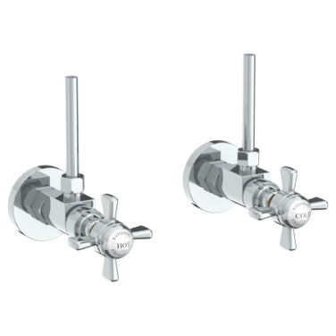 Watermark - Stratford Lavatory Angle Stop Kit -1/2 Inch Compression x 3/8 Inch OD Compression