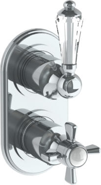 Watermark - Stratford Wall Mounted Mini Thermostatic Shower Trim 3 1/2 x 6 1/4 Inch.