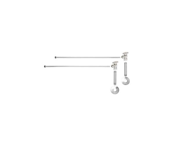 Mountain Plumbing - Lavatory Supply Kit - Brass Oval Handle with 1/4 Turn Ball Valve (MT401-NL) - Angle, No Trap