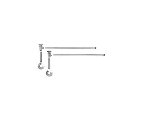 Mountain Plumbing - Lavatory Supply Kit - Brass Oval Handle with 1/4 Turn Ceramic Disc Cartridge Valve (MT6001-NL) - Angle, No Trap