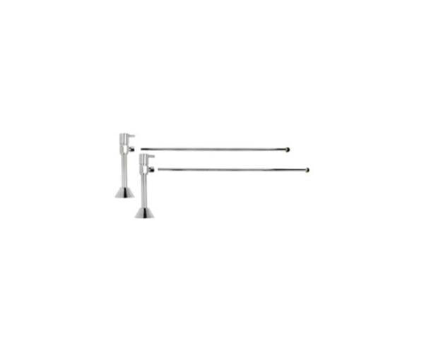 Mountain Plumbing - Lavatory Supply Kit - Contemporary Lever Handle with 1/4 Turn Ceramic Disc Cartridge Valve (MT516L-NL) - Angle Sweat, No Trap