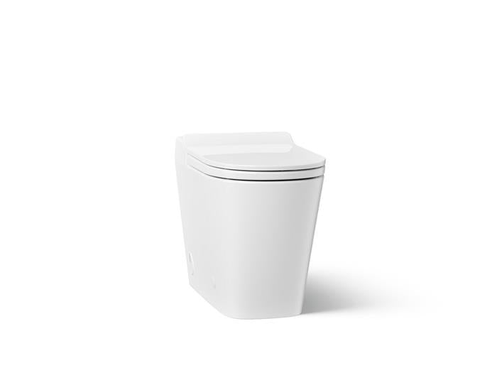 Kohler - Leap Lite One-piece chair height elongated smart toilets with 12 inch rough-in & skirted trapway, dual-flush