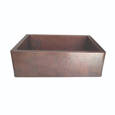 Maidstone - 30 Inch Single Bowl Copper Farmhouse Sink