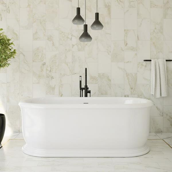 Maidstone - Slyph 71 Inch Resin 71 Double Ended Freestanding Tub