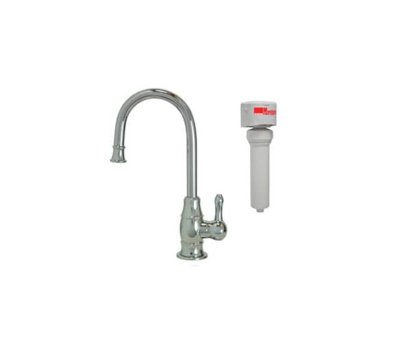 Mountain Plumbing - Point-of-Use Drinking Faucet with Traditional Curved Body & Curved Handle & Mountain Pure® Water Filtration System