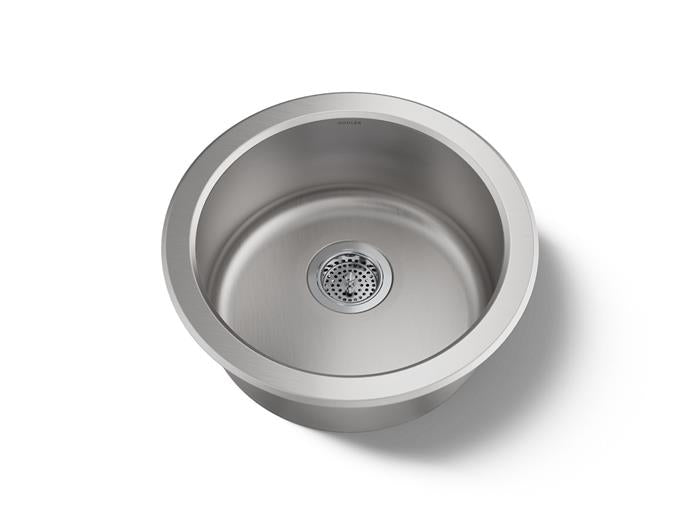 Kohler - Undertone 18-1/2 Inch Undermount Round Single-Bowl Bar Sink