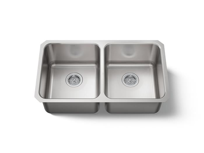 Kohler - Undertone 31-1/2 Inch Undermount Double-Bowl Kitchen Sink