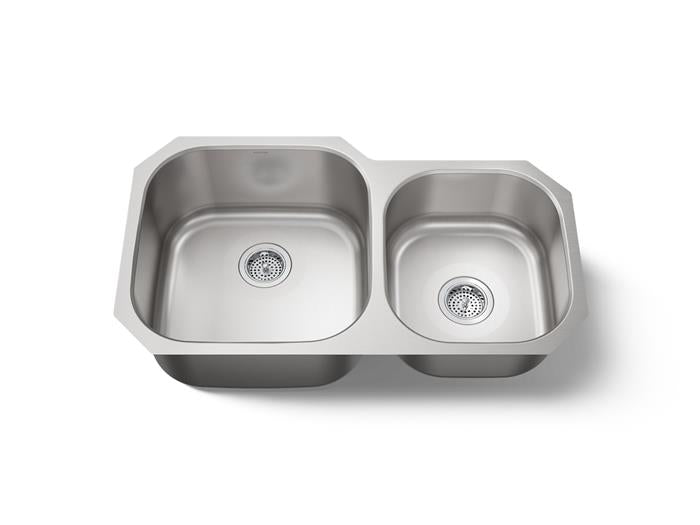 Kohler - Undertone 35-1/4 Inch Undermount Double-Bowl Kitchen Sink
