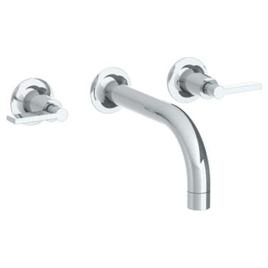Watermark - Haley Wall Mounted 3 Hole Lavatory Set with 7 1/2 Inch CTC Spout