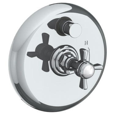 Watermark - Haley Wall Mounted Pressure Balance Shower Trim with Diverter, 7 Inch dia.