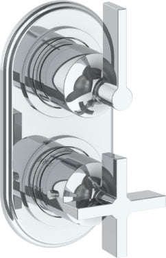 Watermark - Haley Wall Mounted Mini Thermostatic Shower Trim 3 1/2 x 6 1/4 Inch.