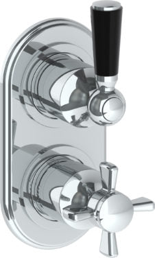 Watermark - Haley Wall Mounted Mini Thermostatic Shower Trim 3 1/2 x 6 1/4 Inch.